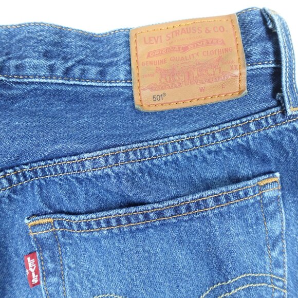 Levi's 501 Premium Jeans Women's 29x30 Original Fit 100% Cotton Denim - Picture 10 of 13